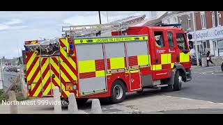 Best Of 2023 Lancashire fire and rescue service responding and passing by complication [upl. by Aihsenot]