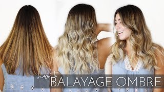 How to Balayage Ombre Brunette Hair with my Foilayage Technique  Easy Tutorial [upl. by Yendor367]