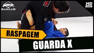 JiuJitsu  Raspagem Guarda X  Nivaldo Oliveira  BJJCLUB [upl. by Adyahs]