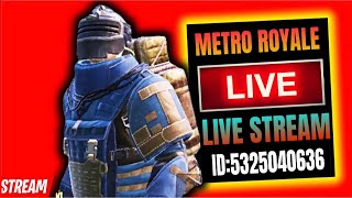 ببجي مترو رويال  بث مباشر  Pubg metro royale لعب مع المتابعين ID 5325040636 [upl. by Roswald]