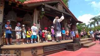 Captain Jack Sparrows Pirate Tutorial Full Show Disney Worlds Magic Kingdom [upl. by Enaid]