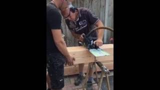 Testen van een Festool zwaardzaag ssu 200 ebplusfs [upl. by Inahteb]