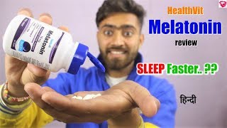 Sleep Faster using Melatonin  HealthVit Melatonin review  QualityMantra [upl. by Maguire]