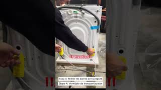 Haier Washing Installation Video [upl. by Ailla]