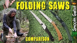 Best Folding Saw – Comparison Opinel No 18 vs Bahco Laplander vs Silky Gomboy 210  Bushcraft Saws [upl. by Norok]