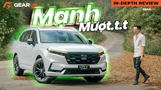 HONDA CRV 2024 HYBRID mạnh kiểu mượt mà và vẫn lái quá hay với khúc C  GearUp Indepth Review [upl. by Vasili]