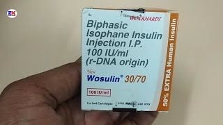 Wosulin 3070 Injection  Biphasic Isophane Insulin injections  Wosulin 3070 Injection Uses [upl. by Islehc85]