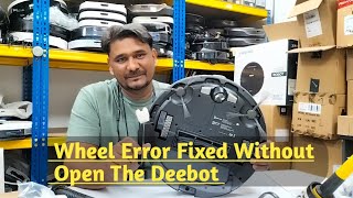 Ecovacs U2 PRO Model Wheel Issue Fix Without Open The Deebot [upl. by Snyder260]