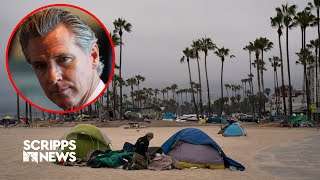 Gavin Newsom to issue order dismantling thousands of homeless encampments [upl. by Salazar]