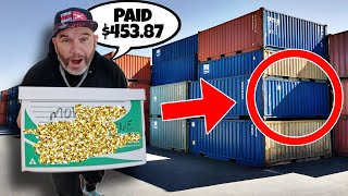 Paid 45387 For Container At Storage Unit Auction Business [upl. by Eedia]