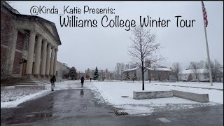 Williams College Campus Tour in Winter  Kinda Katie [upl. by Ahtar751]