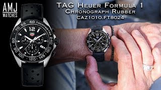 TAG Heuer Formula 1 Chronograph Rubber CAZ1010FT8024 Showcase [upl. by Daniella]