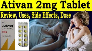 Ativan 2mg Tablet Review  Lorazepam tablets ip 2mg in hindi  uses Side Effects Dose warning [upl. by Blackburn453]