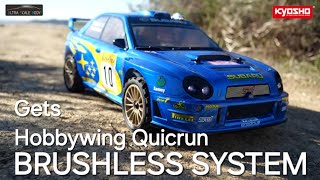 Kyosho 2002 Subaru WRC Swaybar amp Hobbywing Brushless Install [upl. by Folberth]