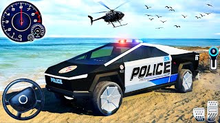 Police Car Cop Simulator 2022  Unlocking New Tesla Cyber Truck Police Vehicle  Android Gameplay [upl. by Antonio]