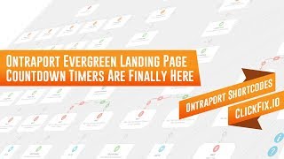 Ontraport Evergreen Landing Page Countdown Timers [upl. by Weidar]