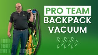 ProTeam Backpack Vacuum Tips  Train With Us [upl. by Alyahsal]