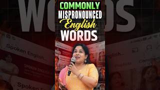 Commonly mispronounced❌ English words🔥 Spoken english by Neetu Singh neetumam learnenglish [upl. by Anaigroeg]