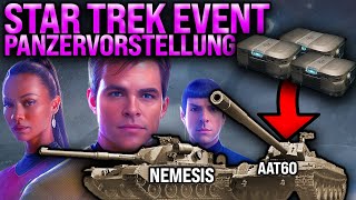 Neue Panzer AAT60 amp Nemesis in World of Tanks StarTrekEvent [upl. by Herwick969]