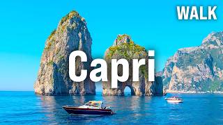 CAPRI Walking Tour 2024  Italy Immersive Video with Captions 4K60fps [upl. by Susanna]