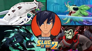 Slugterra Slug it out 2  All Bosses [upl. by Aikehs58]