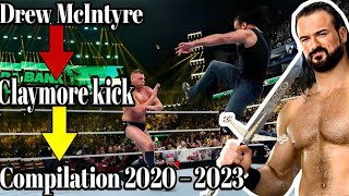 Drew McIntyre – Claymore kick Compilation 2023 [upl. by Athallia]