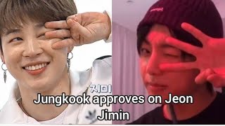 Jikook  Jungkook approves on Jeon Jimin [upl. by Dom84]