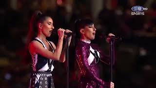 The Veronicas  Godzilla4everUntouched Live NRL State of Origin 2021 HD [upl. by Marko]