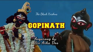 gopinath black Krishna deity angaraag গোপীনাথ কৃষ্ণ মূর্তি অঙ্গরাগ [upl. by Fonsie]