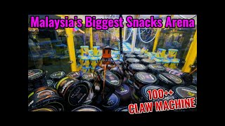 Malaysias Biggest Snacks Claw Machine Arcade  Free Welcome Gift  175 Claw Machines  Space Panda [upl. by Adnhoj]