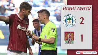 HIGHLIGHTS Wigan Athletic 2 Northampton Town 1 [upl. by Chloette346]