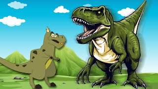 T Rexy Dinosaur Stories 🦖😧  Dinosaur Cartoons For Kids  Deadly Dinosaurs [upl. by Gorrian433]