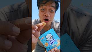 Found a hello panda biscuit snack but ran away seeing the worms inside shorts viralvideo [upl. by Kearney]