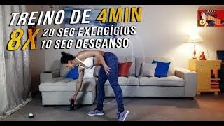 👙TREINO PRA ENGROSSAR COXA  4 MINUTOS [upl. by Eonak]