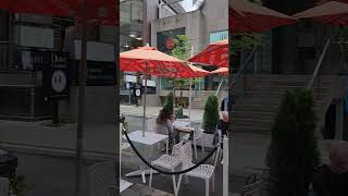 Coffee in Yorkville shorts Toronto sunday [upl. by Attenad629]