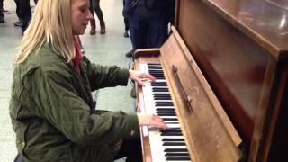 Only Liszt amp Lisitsa OK amp a few others could play this El Contrabandista St Pancras [upl. by Dinse193]