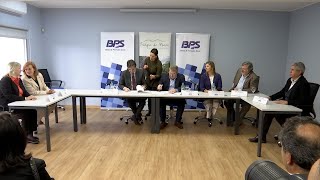 Imágenes de firma de convenio del BPS para uso del parque vacacional de UTE y Antel [upl. by Michale249]