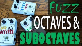 Fuzz Octaves and Suboctaves  DIY Guitar Pedals [upl. by Inajar487]