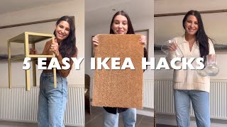 5 EASY IKEA Hacks [upl. by Ark]