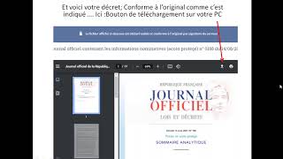 Comment Télécharger le Derniers Décrets Naturalisation [upl. by Econah]