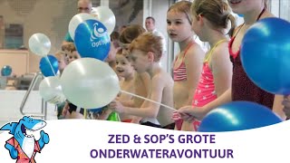 Zwemlessen bij Optisport Zed amp Sops Grote Onderwateravontuur [upl. by Ahseinek]