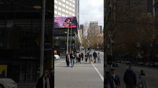 Melbourne City 🇦🇺🥶 travel australiancapital train visitmelbourne australiancity tram [upl. by Sancho]