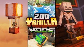 TOP 200 Vanilla Minecraft Mods For 1204  120  Ep 1 2024 ForgeFabric [upl. by Hnaht]