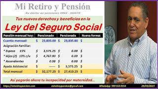 Tus nuevos derechos y beneficios en la Ley del Seguro Social  Mi Retiro y Pensión [upl. by Araec]