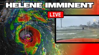 LIVE GROUND ZERO CAT 4 HURRICANE HELENE Intercept [upl. by Sucy]