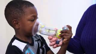 Using an Inhaler with a Spacer Mask [upl. by Hubing]