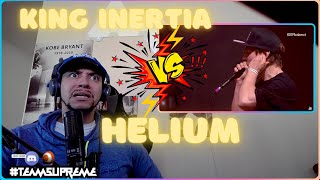 THIS WAS INCREDIBLE King Inertia vs Helium Beatbox Battle LIVE REACTION [upl. by Nnayd]