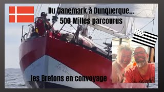 Convoyage de la Désirade voilier acier du Danemark à Dunkerque 500 Milles de navigation compliqués [upl. by Utas]