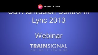 Call Admission Control in Lync 2013 [upl. by Ellehsar]