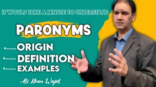 Paronyms with Origin  Definition  Examples  Learn With Gemini [upl. by Mahgirb]